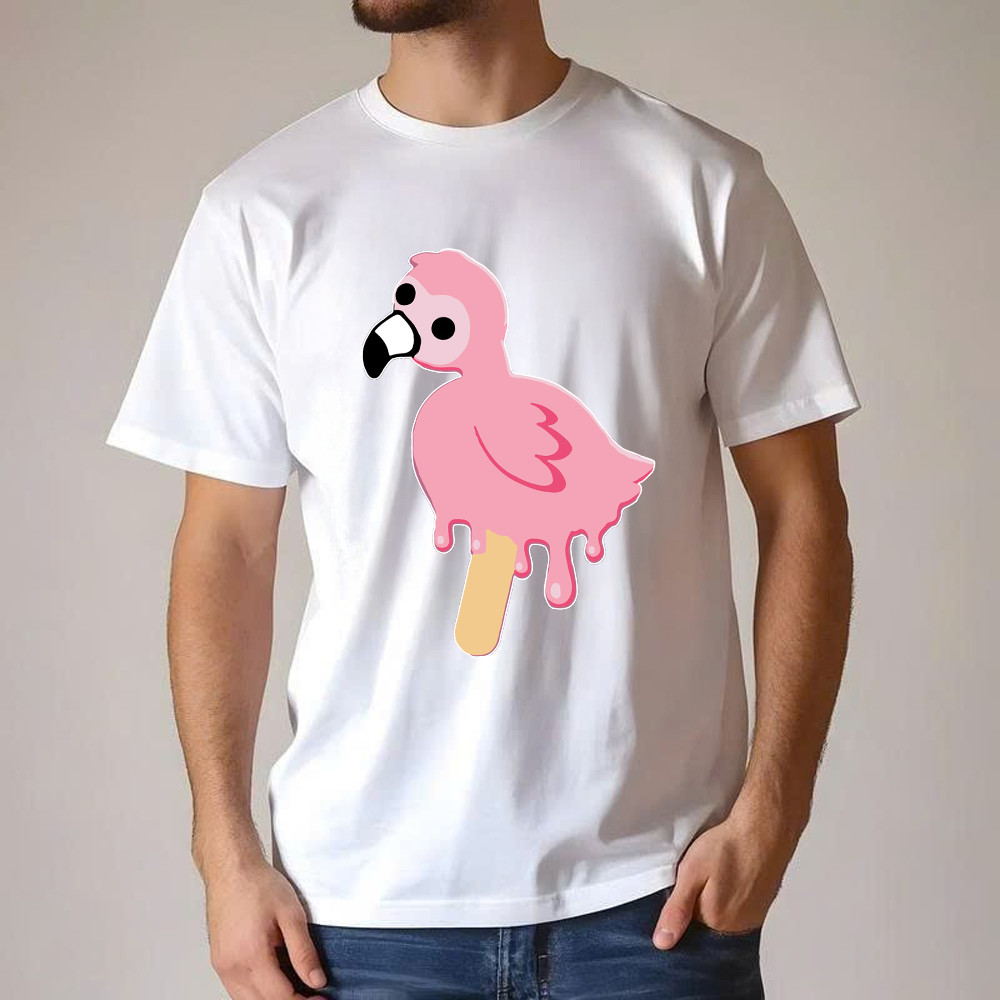 Flamingo Cream Shirt Cute Adorable Animal T-Shirt Gift Ideas For Mother