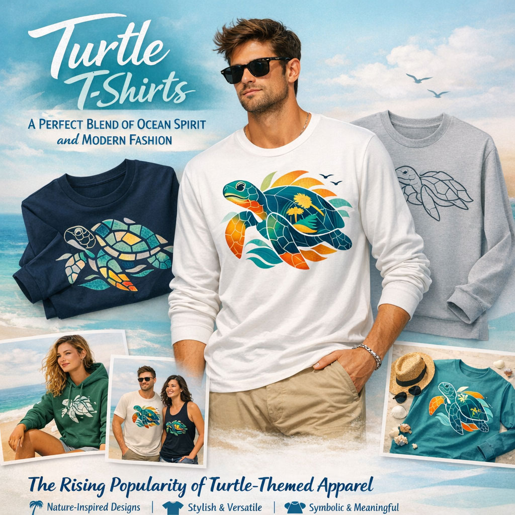 Turtle T-Shirts: A Perfect Blend of Ocean Spirit and Modern Fashion