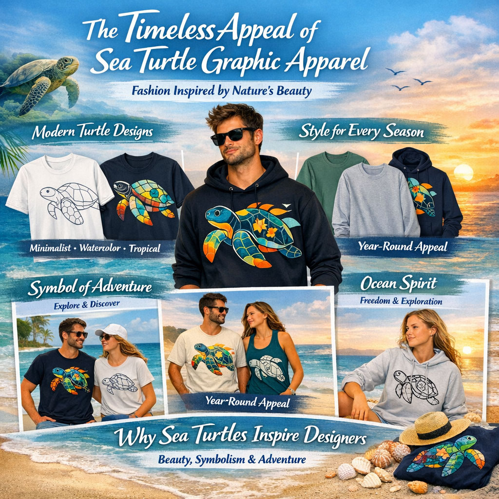 The Timeless Appeal of Sea Turtle Graphic Apparel